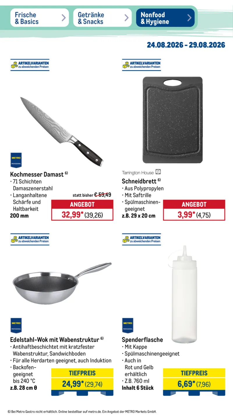 METRO Prospekt vom 24.08.2026, Seite 44