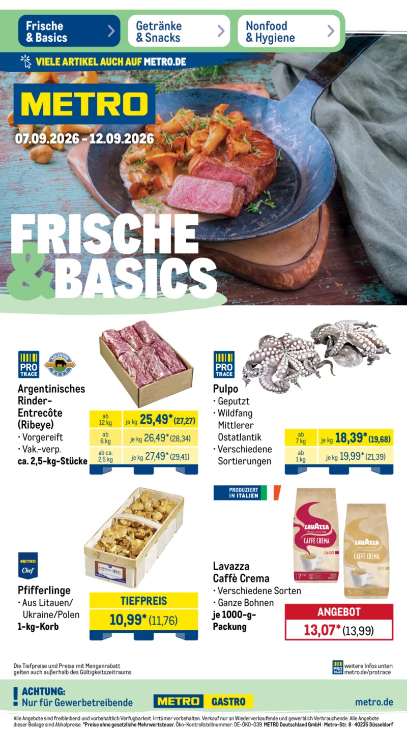 METRO Prospekt vom 07.09.2026, Seite 1