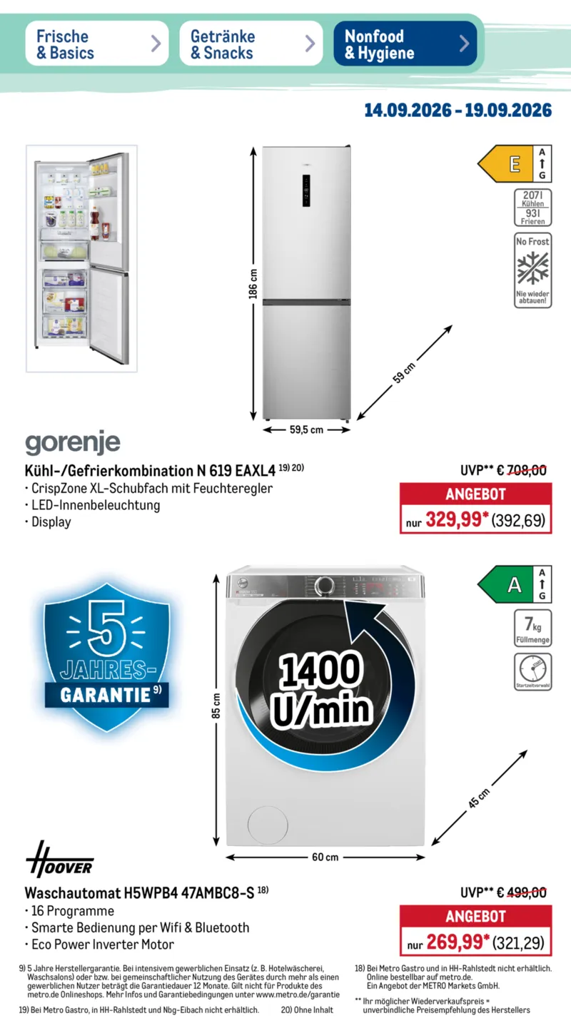 METRO Prospekt vom 14.09.2026, Seite 10