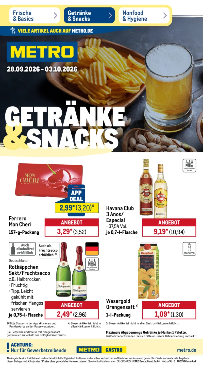 METRO Prospekt vom 28.09.2026, Seite 15