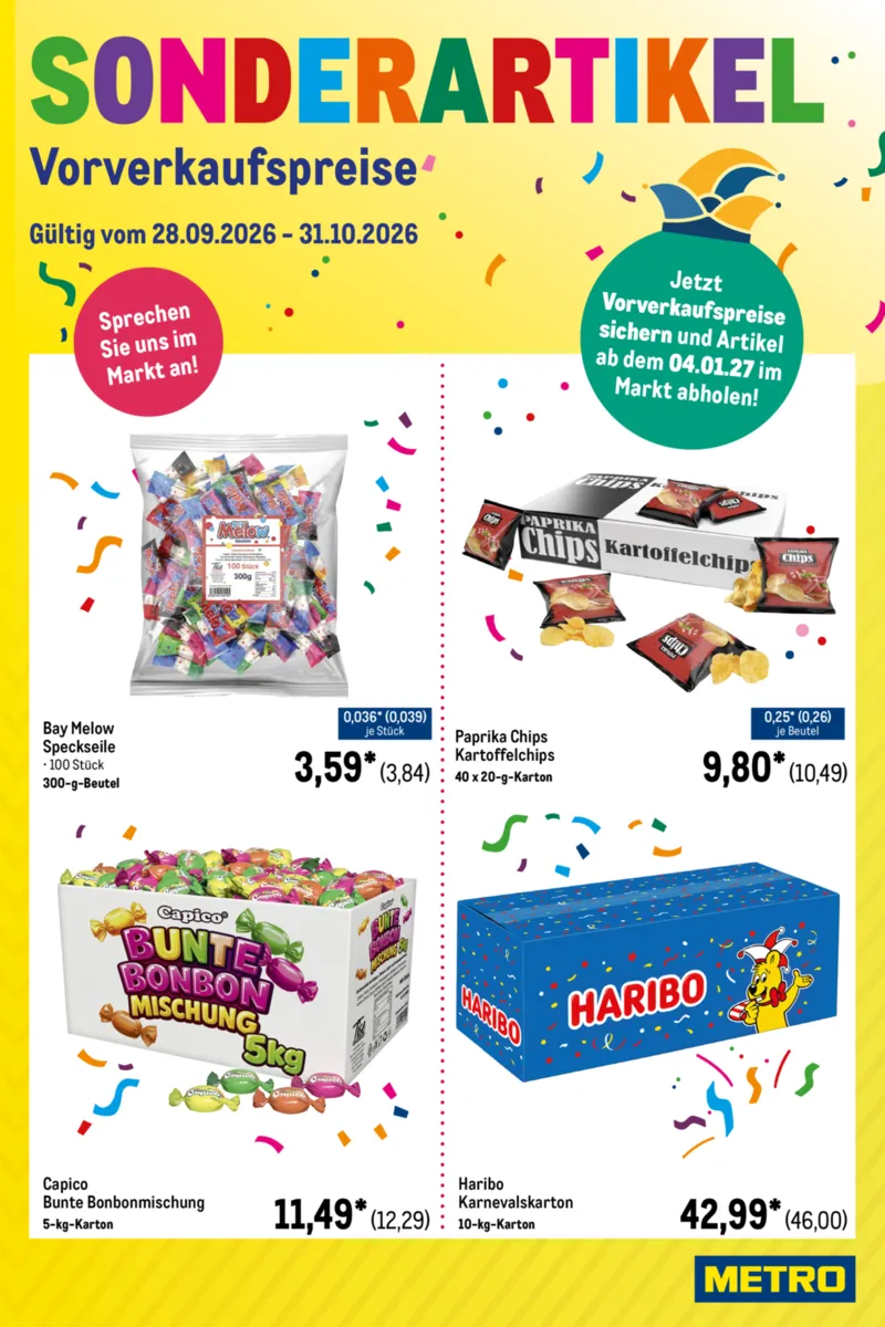 METRO Prospekt vom 28.09.2026, Seite 1