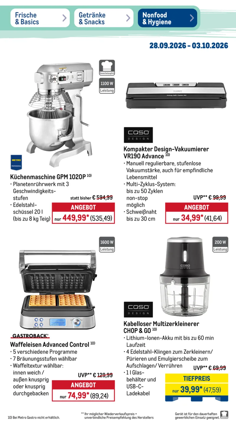 METRO Prospekt vom 28.09.2026, Seite 39