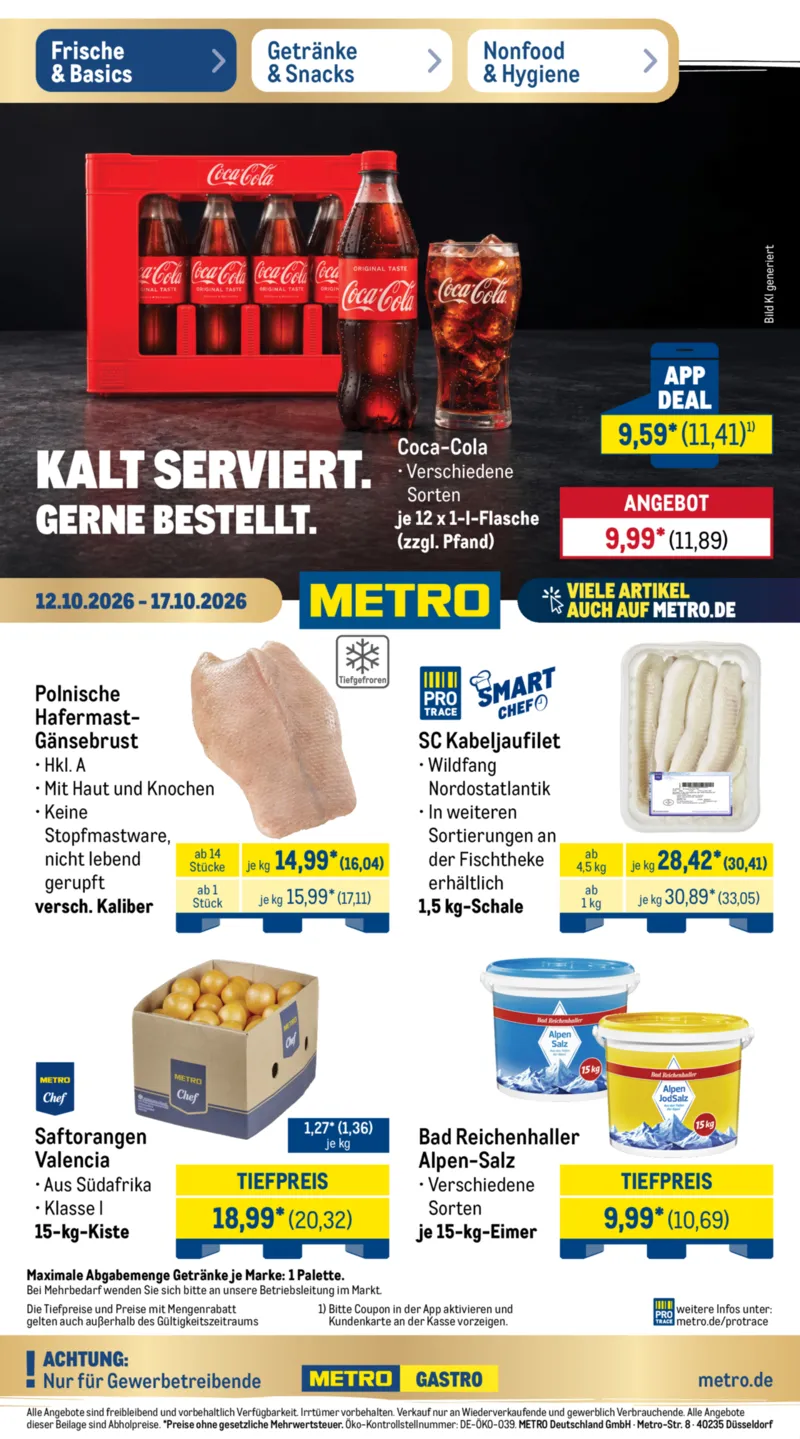 METRO Prospekt vom 12.10.2026, Seite 1