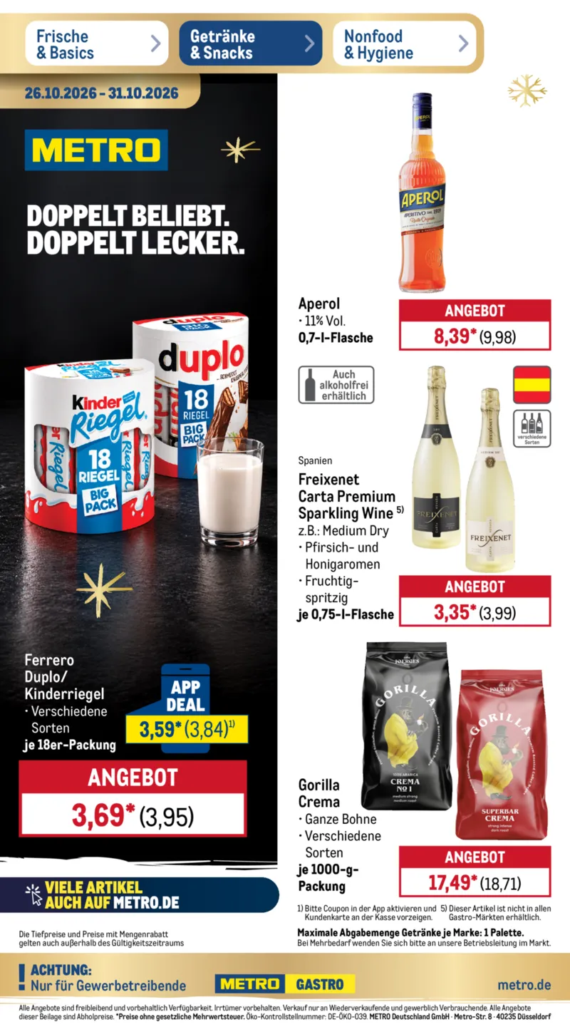 METRO Prospekt vom 26.10.2026, Seite 21