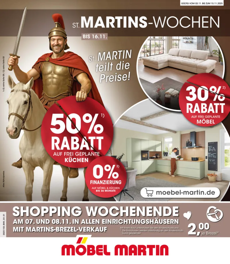 Möbel Martin Prospekt vom 03.11.2025, Seite 1