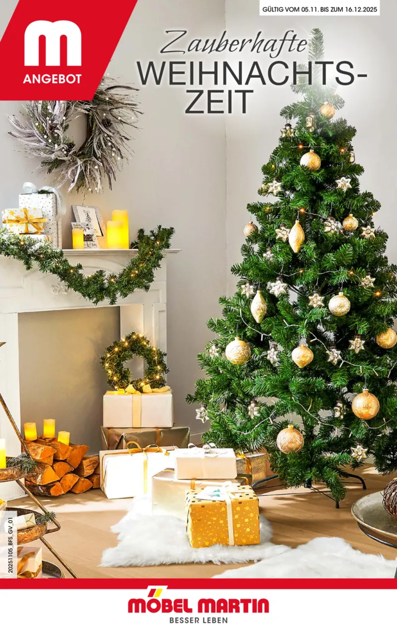 Möbel Martin Prospekt vom 05.11.2025, Seite 1