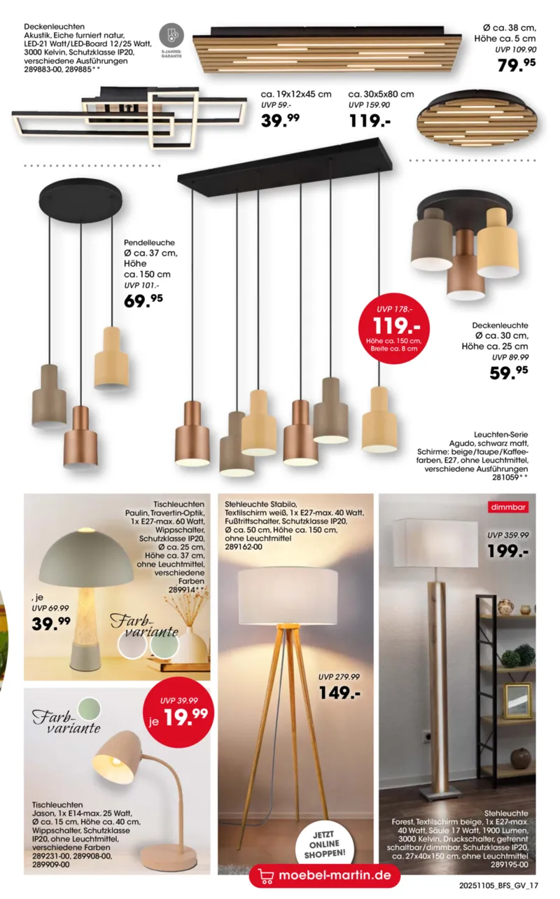 Möbel Martin Prospekt vom 05.11.2025, Seite 17