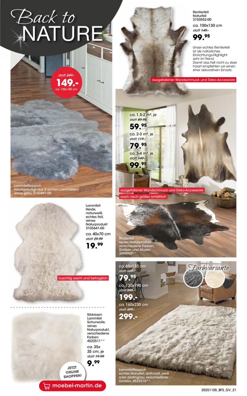 Möbel Martin Prospekt vom 05.11.2025, Seite 21