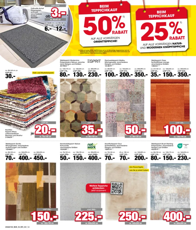 Möbel Martin Prospekt vom 02.01.2026, Seite 14