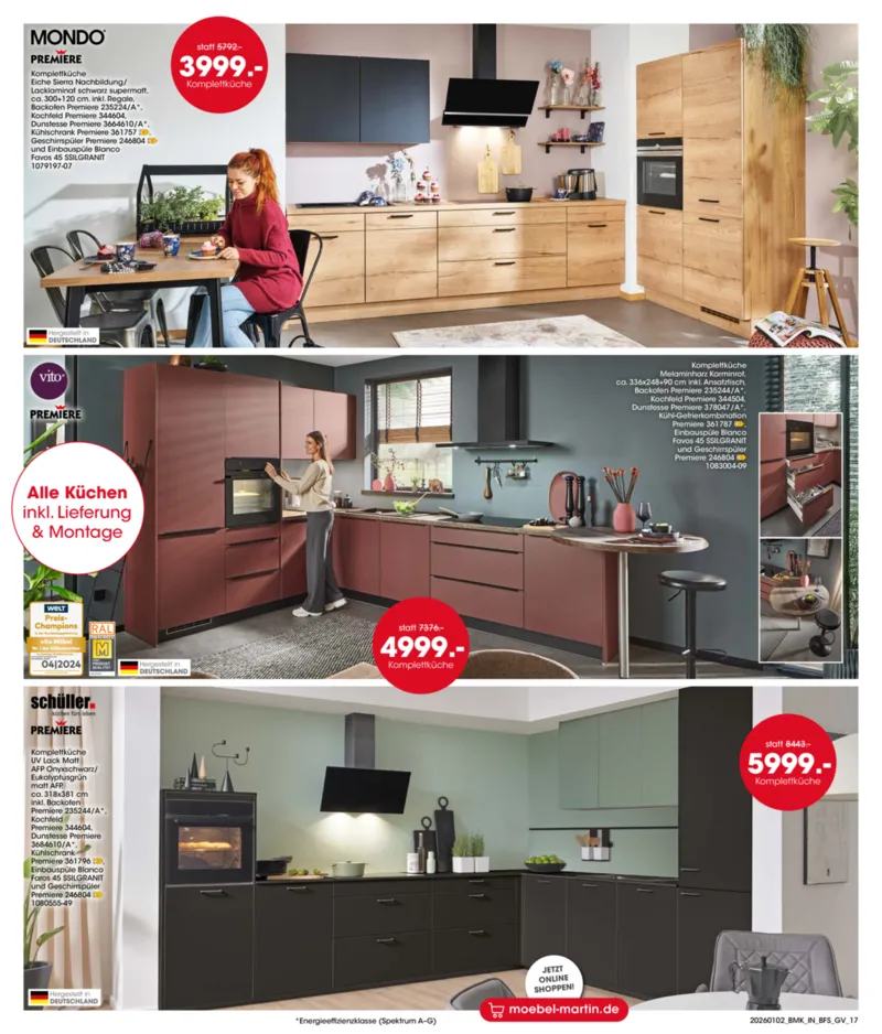 Möbel Martin Prospekt vom 02.01.2026, Seite 17