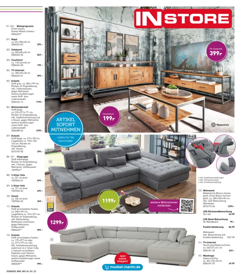 Möbel Martin Prospekt vom 02.02.2026, Seite 22