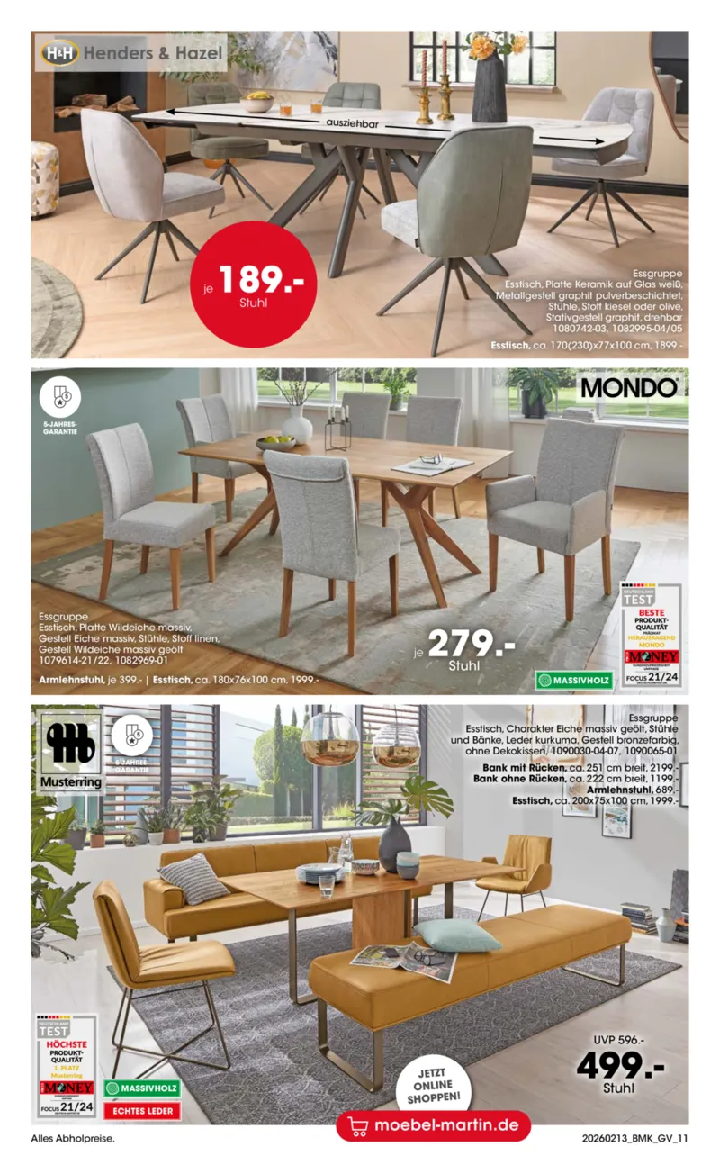 Möbel Martin Prospekt vom 13.02.2026, Seite 11