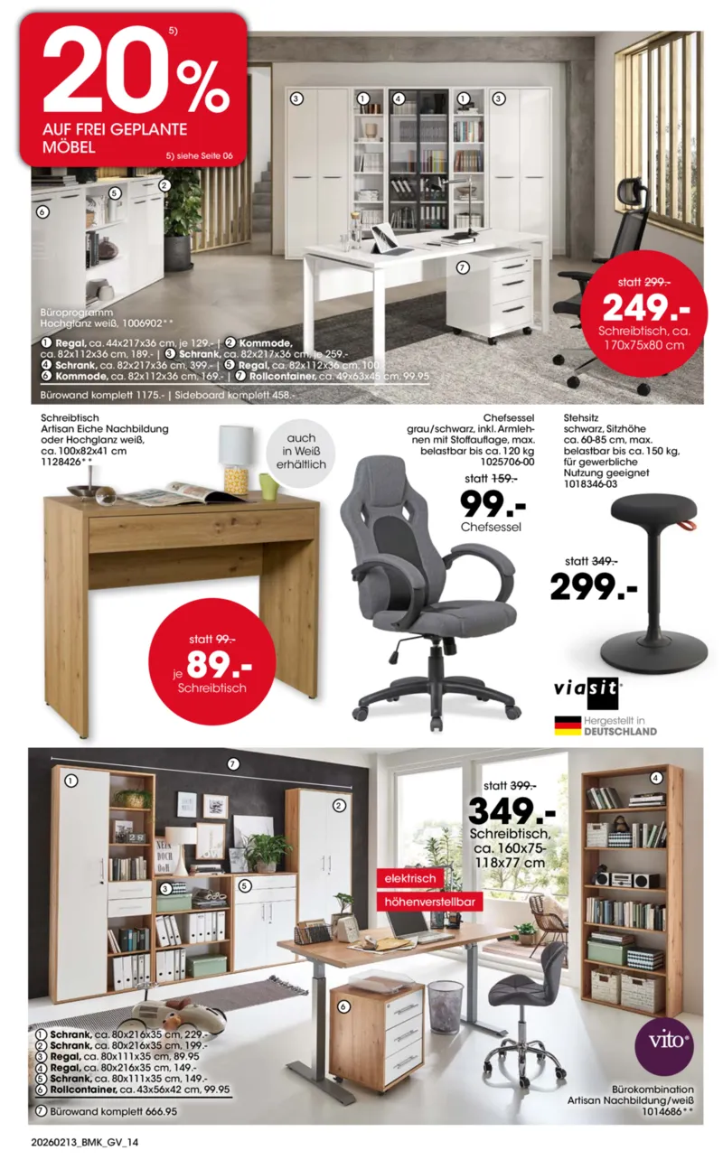 Möbel Martin Prospekt vom 13.02.2026, Seite 14