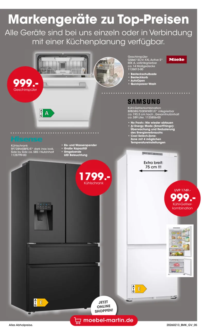 Möbel Martin Prospekt vom 13.02.2026, Seite 5