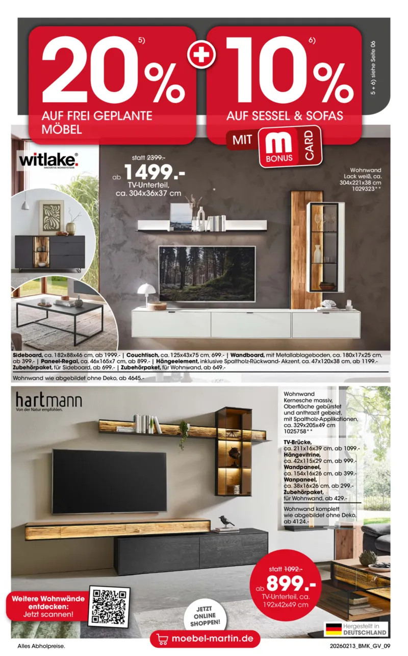 Möbel Martin Prospekt vom 13.02.2026, Seite 9