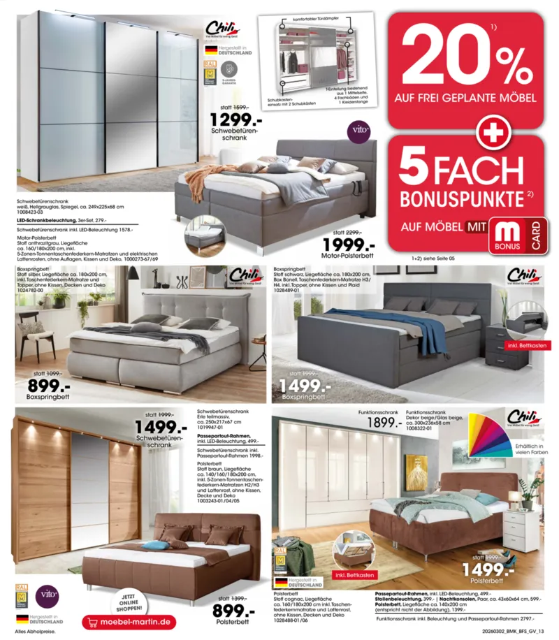 Möbel Martin Prospekt vom 02.03.2026, Seite 13