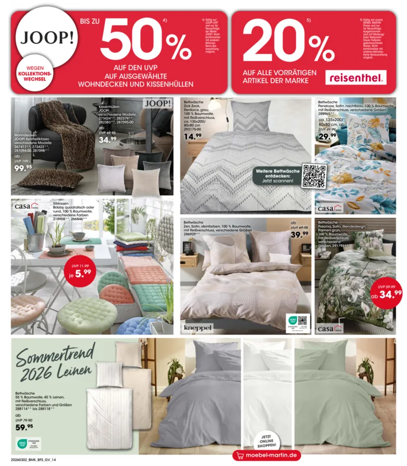 Möbel Martin Prospekt vom 02.03.2026, Seite 14