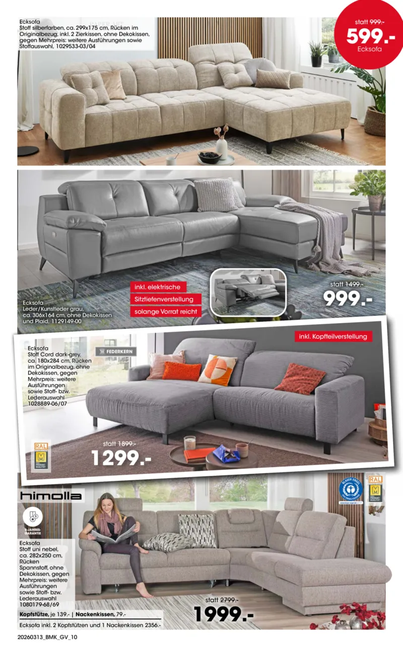 Möbel Martin Prospekt vom 13.03.2026, Seite 10