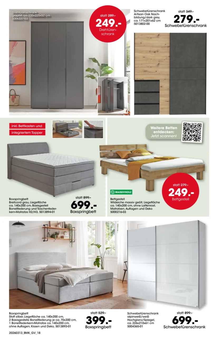 Möbel Martin Prospekt vom 13.03.2026, Seite 18