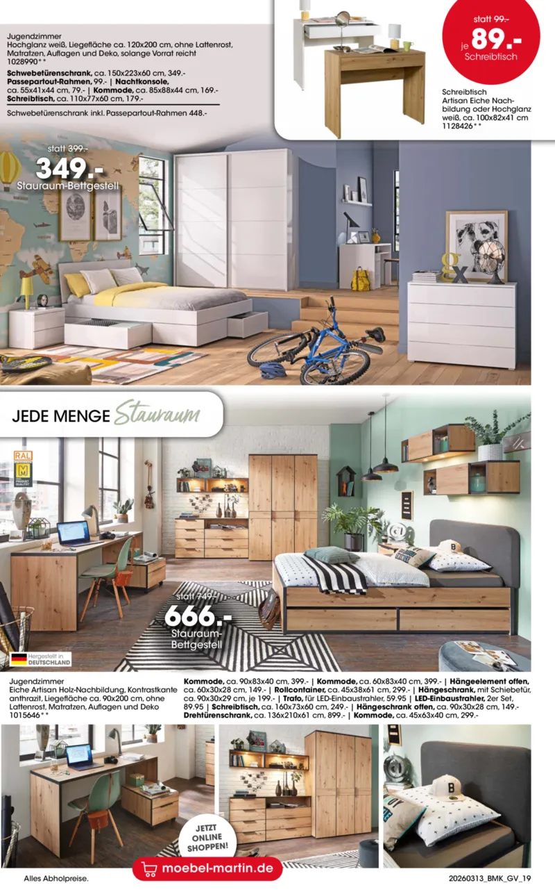 Möbel Martin Prospekt vom 13.03.2026, Seite 19