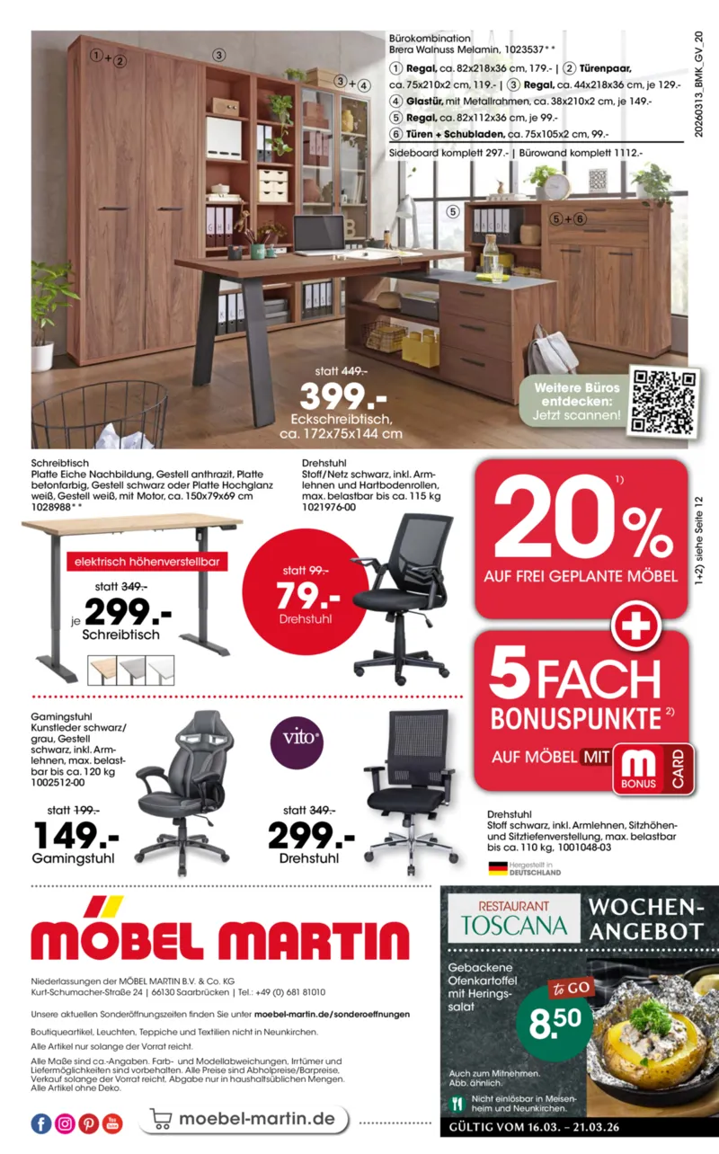 Möbel Martin Prospekt vom 13.03.2026, Seite 20