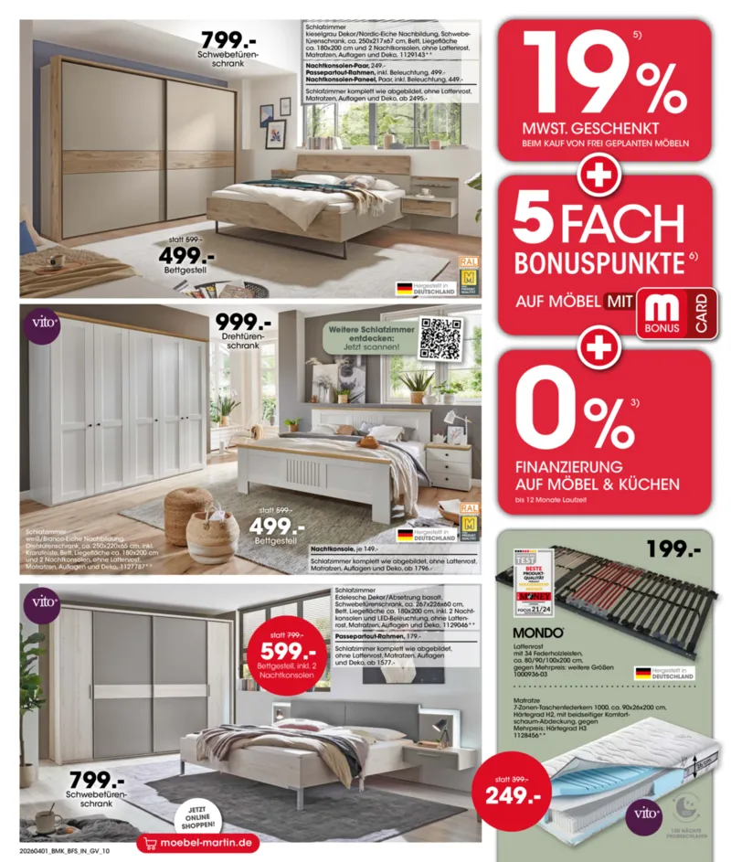 Möbel Martin Prospekt vom 01.04.2026, Seite 10
