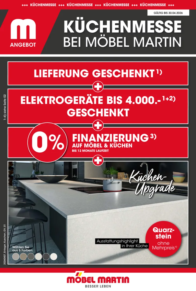 Möbel Martin Prospekt vom 07.04.2026, Seite 1