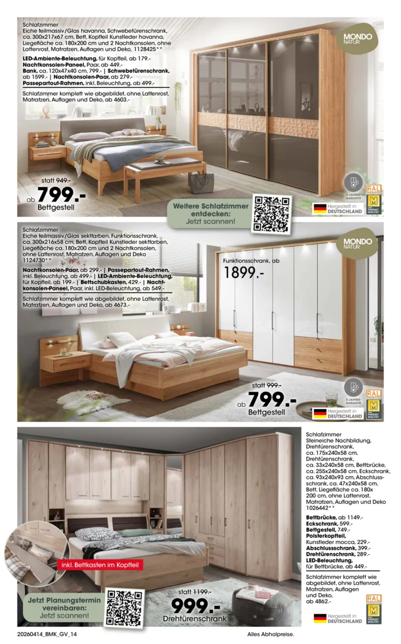 Möbel Martin Prospekt vom 14.04.2026, Seite 14