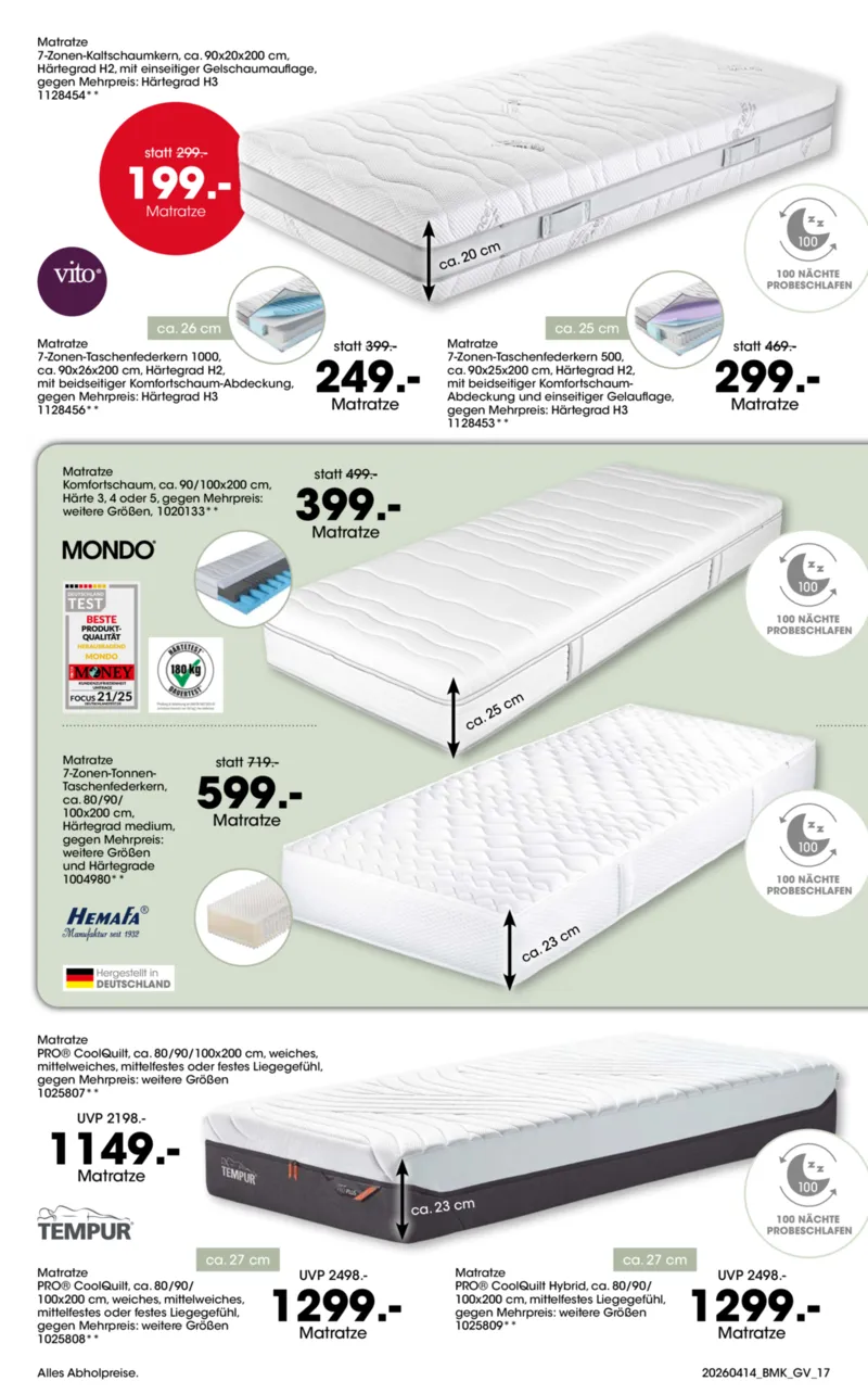 Möbel Martin Prospekt vom 14.04.2026, Seite 17