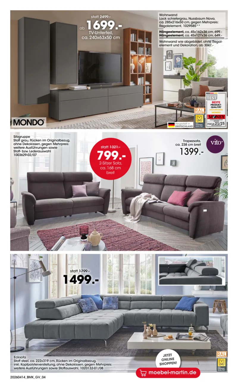 Möbel Martin Prospekt vom 14.04.2026, Seite 4