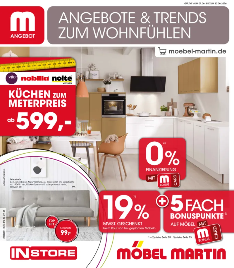 Möbel Martin Prospekt vom 01.06.2026, Seite 1