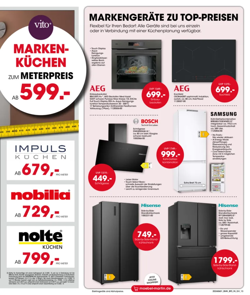 Möbel Martin Prospekt vom 01.06.2026, Seite 13