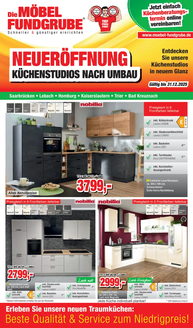 Möbelfundgrube Prospekt vom 02.10.2025, Seite 1