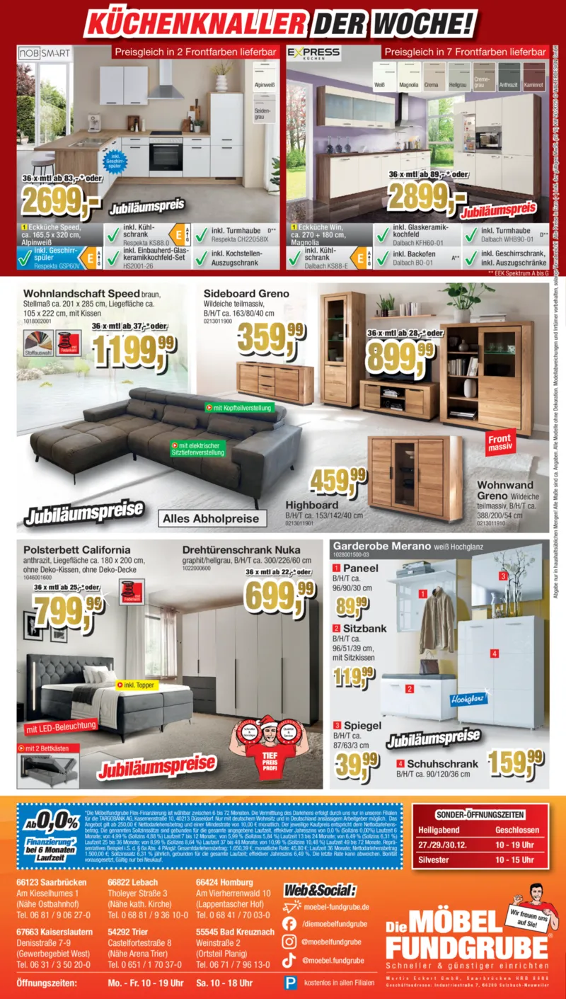 Möbelfundgrube Prospekt vom 11.12.2025, Seite 18