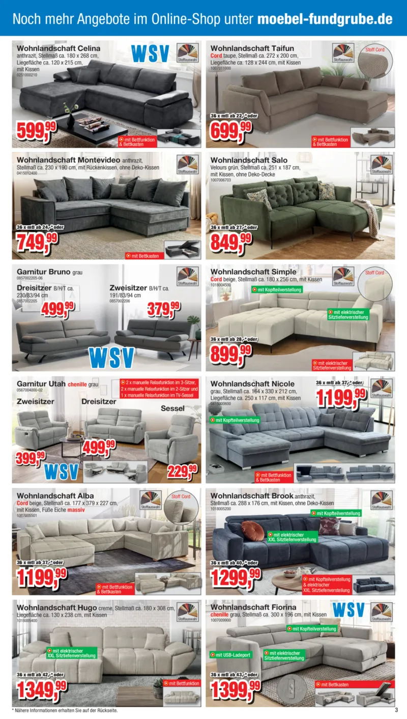 Möbelfundgrube Prospekt vom 15.01.2026, Seite 3