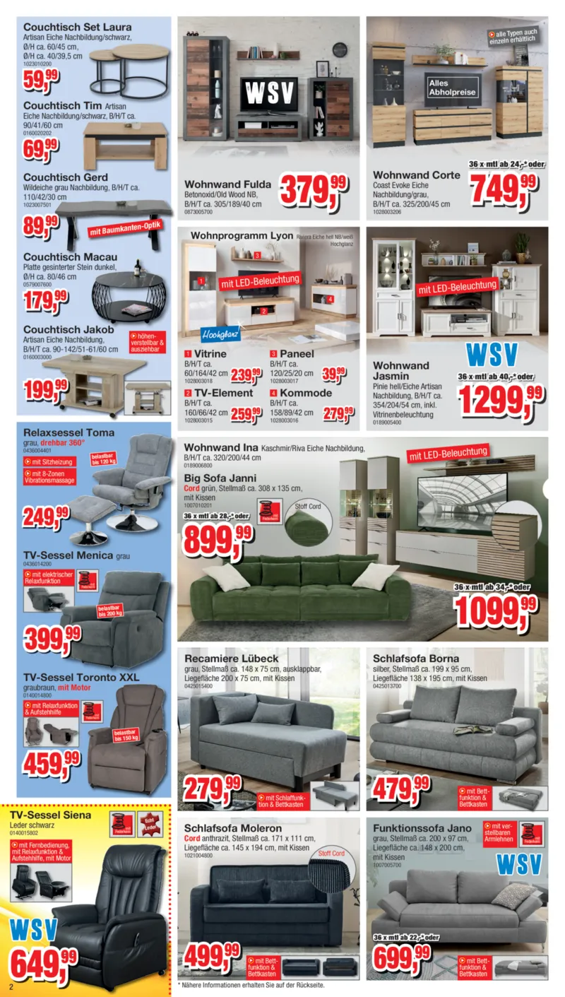 Möbelfundgrube Prospekt vom 29.01.2026, Seite 2