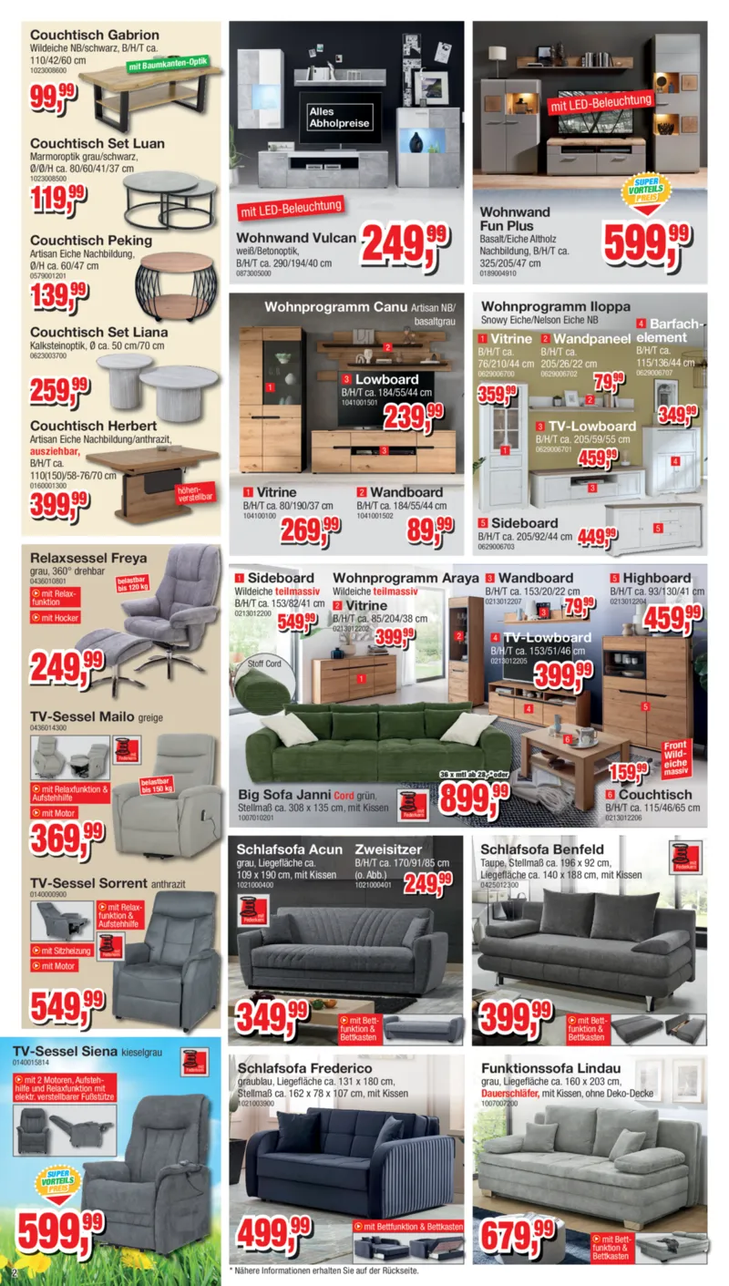 Möbelfundgrube Prospekt vom 09.04.2026, Seite 2