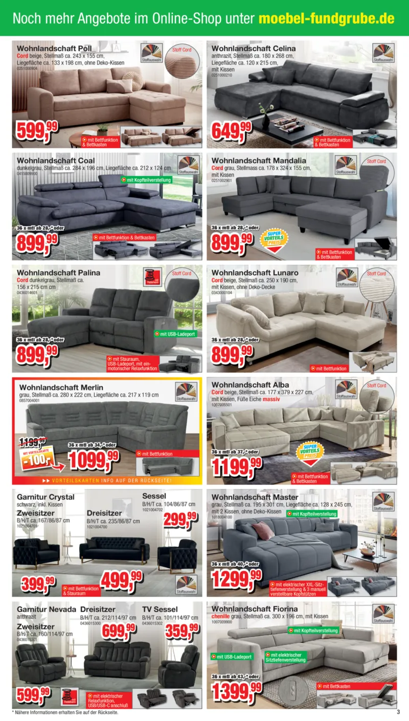 Möbelfundgrube Prospekt vom 09.04.2026, Seite 3