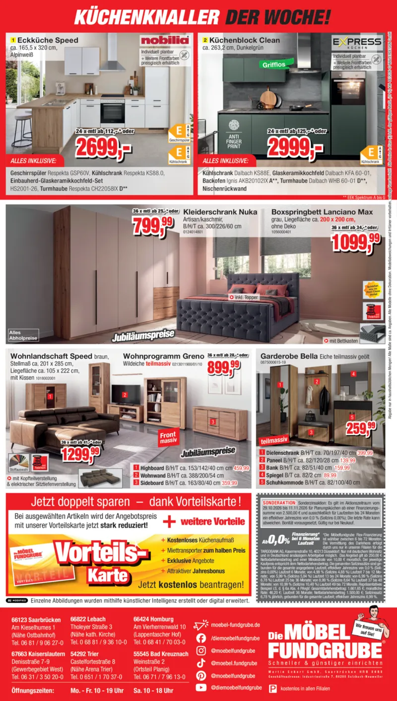 Möbelfundgrube Prospekt vom 29.10.2026, Seite 18