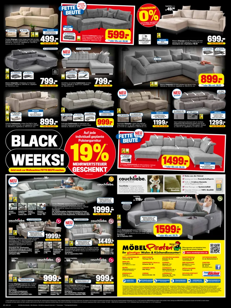 Möbelpiraten Prospekt vom 22.11.2025, Seite 2