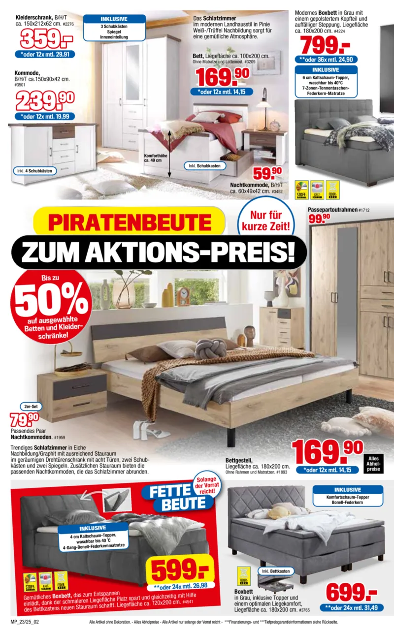 Möbelpiraten Prospekt vom 06.12.2025, Seite 2