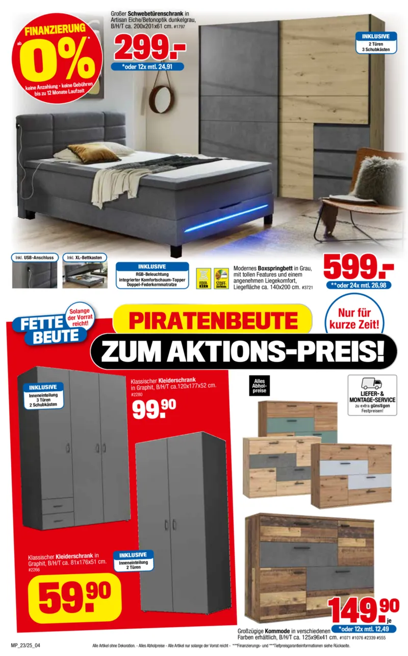 Möbelpiraten Prospekt vom 06.12.2025, Seite 4