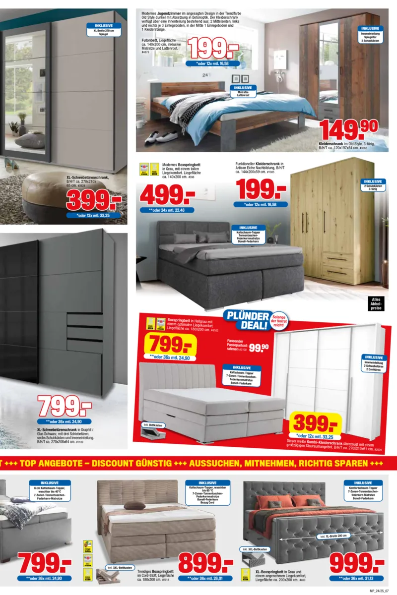 Möbelpiraten Prospekt vom 20.12.2025, Seite 7