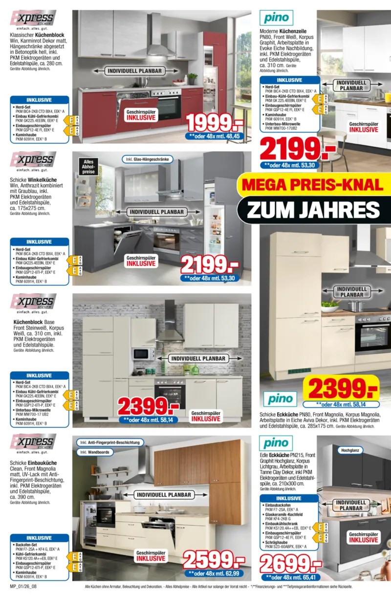 Möbelpiraten Prospekt vom 03.01.2026, Seite 8
