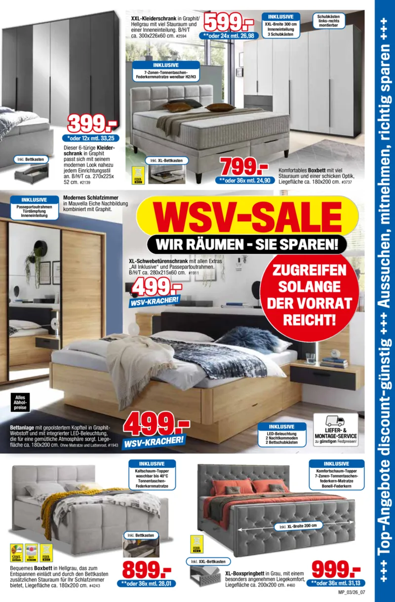 Möbelpiraten Prospekt vom 31.01.2026, Seite 7