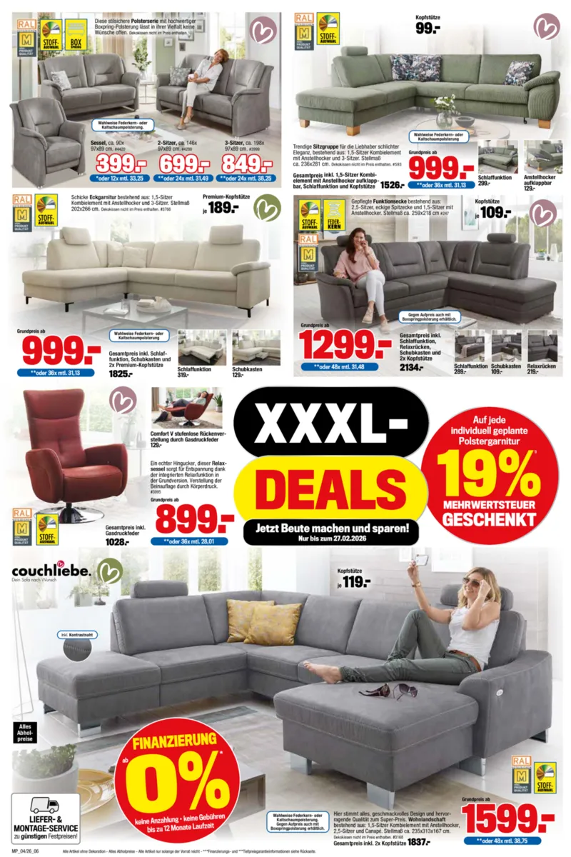 Möbelpiraten Prospekt vom 14.02.2026, Seite 6