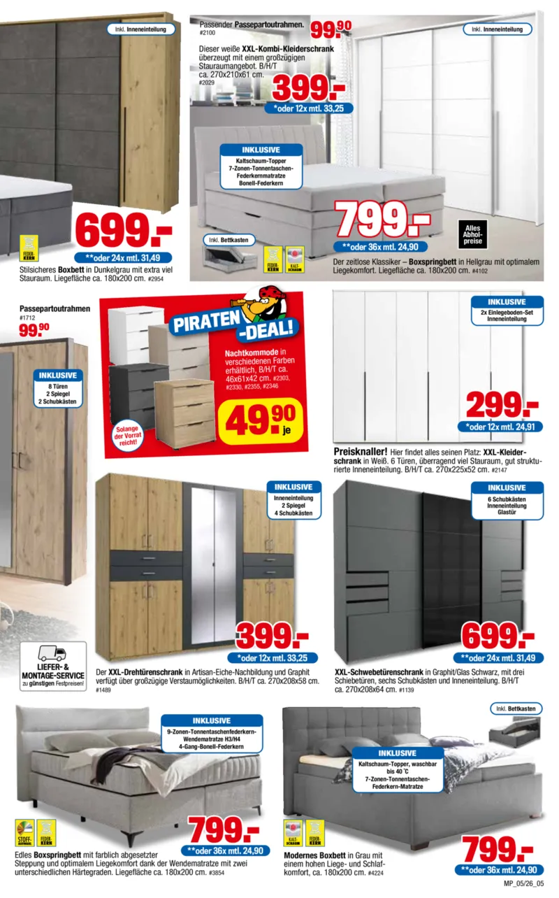 Möbelpiraten Prospekt vom 28.02.2026, Seite 5