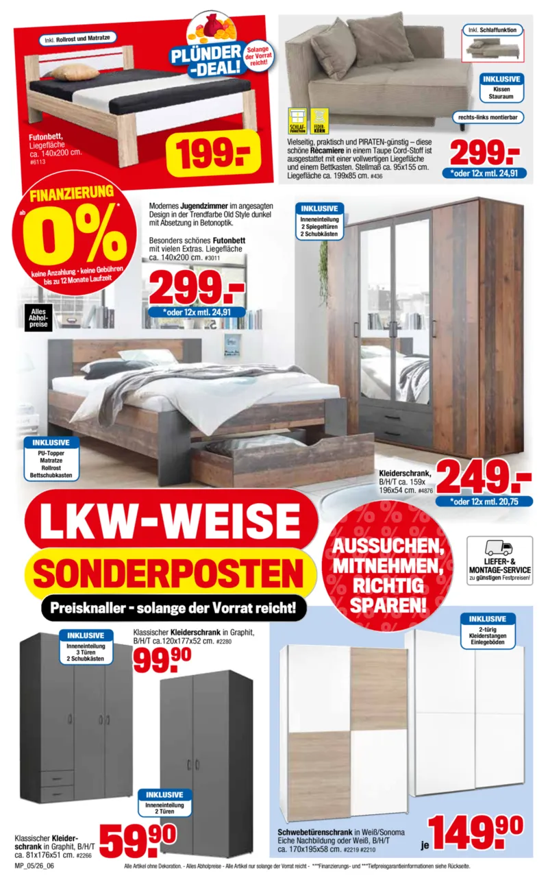 Möbelpiraten Prospekt vom 28.02.2026, Seite 6