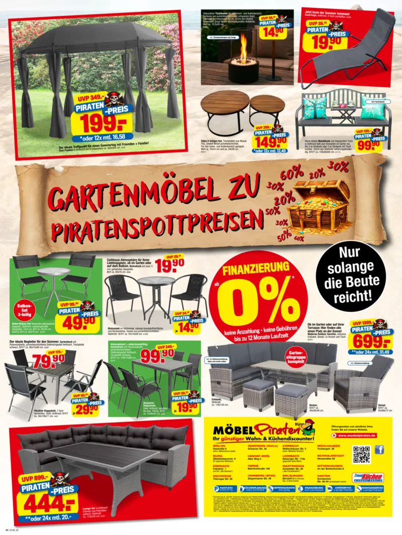 Möbelpiraten Prospekt vom 11.04.2026, Seite 2