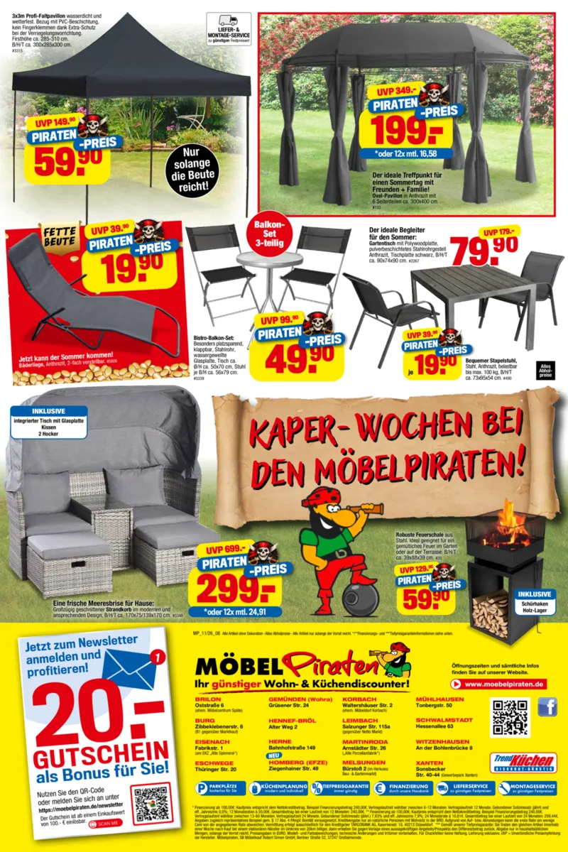 Möbelpiraten Prospekt vom 30.05.2026, Seite 8